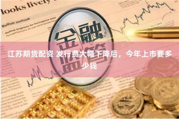 江苏期货配资 发行费大幅下降后，今年上市要多少钱