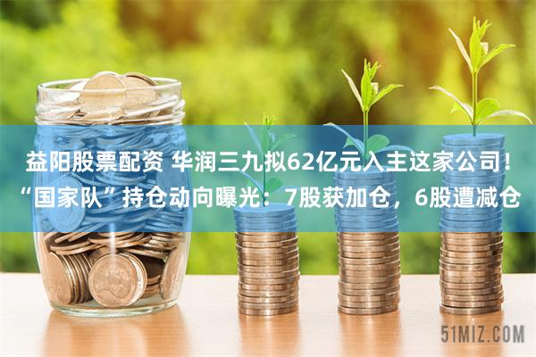 益阳股票配资 华润三九拟62亿元入主这家公司！“国家队”持仓动向曝光：7股获加仓，6股遭减仓