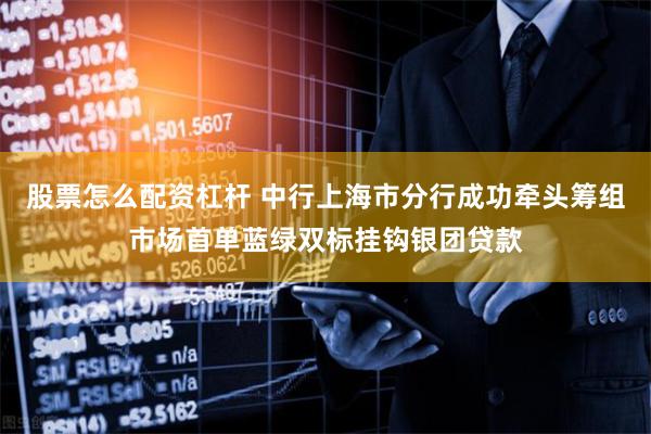股票怎么配资杠杆 中行上海市分行成功牵头筹组市场首单蓝绿双标挂钩银团贷款