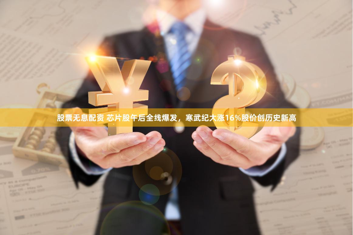 股票无息配资 芯片股午后全线爆发，寒武纪大涨16%股价创历史新高