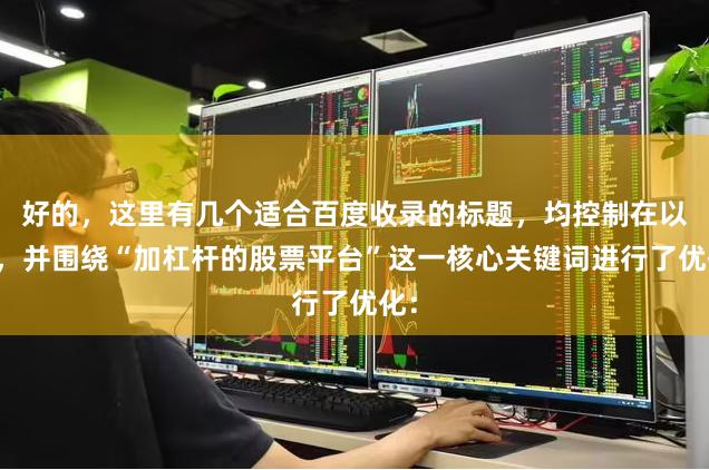 好的，这里有几个适合百度收录的标题，均控制在以内，并围绕“加杠杆的股票平台”这一核心关键词进行了优化：